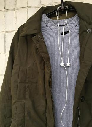 Демисезонная куртка цвета хаки от acronimo