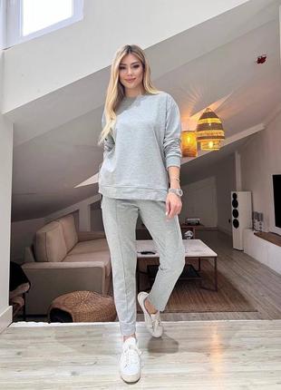 Женский прогулочный костюм с замками 4 цвета 624ва