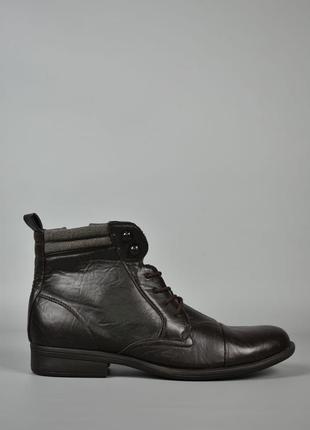 Cedarwood мужские высокие туфли ботинки кожаные бордовые размер 412 фото