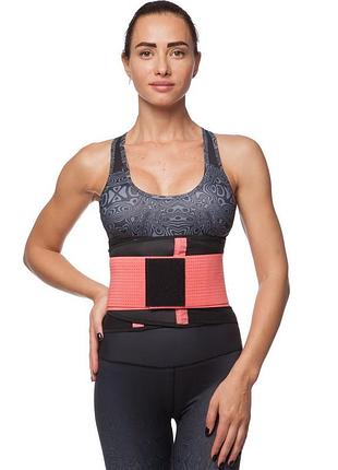 Пояс для коррекции фигуры extreme power belt 6606-2 (длина 105-115 см) оранжевый7 фото