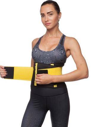 Пояс для коррекции фигуры extreme power belt 6606-2 (длина 105-115 см) оранжевый5 фото