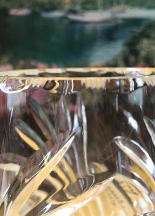 Ваза хрустальная высокая h-20см высококачественная винтаж