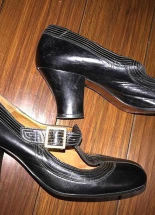 Chi mihara, дизайнерські іспанські шкіряні туфлі! р.-39.52 фото