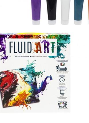 Набір креативного творчості "fluid art" fa-01-01-2-3-4-5 ( fa-01-03)