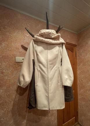 Пальто белое6 фото