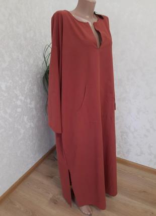 Шикарне нове плаття сукня кафтан каптан максі вільне великий розмір