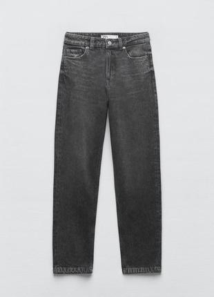 Zara джинсы mom fit 32 размер
