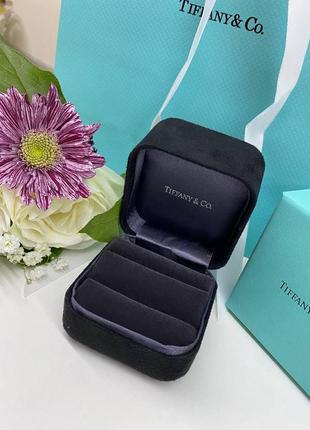 Подарочный сет для 2 колечка тиффани (коробочка замш доп.коробка,пакет, футляр под коробку, мешочек, лента)