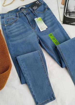 Новые узкие джинсы с высокой посадкой denim co
размер 12 л2 фото