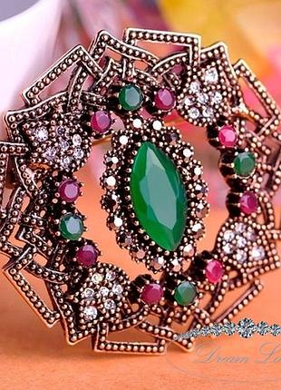 Брошка з камінням жіноча "імператриця"
