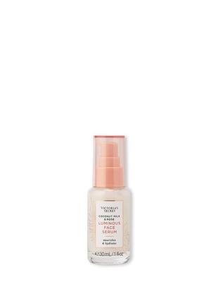 Сияющая сыворотка для лица «coconut milk & rose». victoria’s secret. оригинал 🇺🇸3 фото