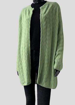 Удлиненный кашемировый кардиган laura biagiotti fabiana filippi brunello cucinelli свободного кроя 100% кашемир