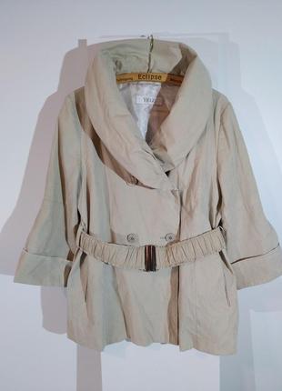 Коттоновый тренч (широкий рукав 3/4) (бренд "yell")