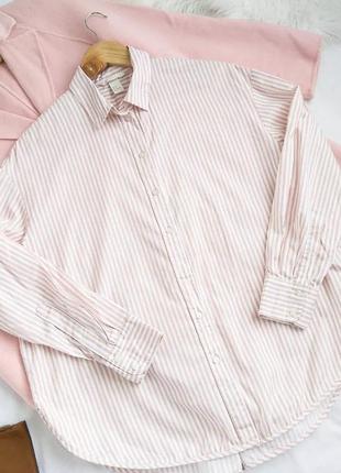 Полосатая рубашка от h&m 38 m