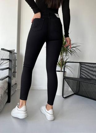 Базовые классические джинсы американка,скини турция xs,s,m,l коричневый,черный4 фото