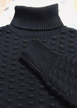 Платье-свитер по фигуре длинны миди с высоким горлом от na-kd6 фото