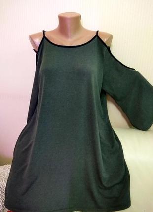 Сукня туніка сарафан сорочка оверсайз відкриті плечі