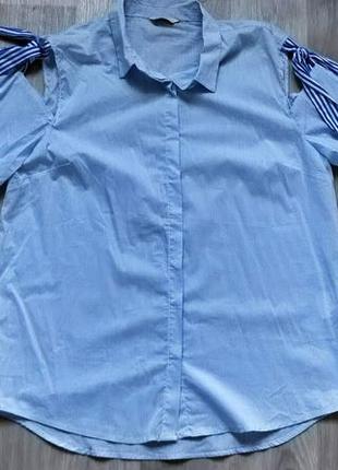 Женская классическая рубашка блуза в полосочку house1 фото