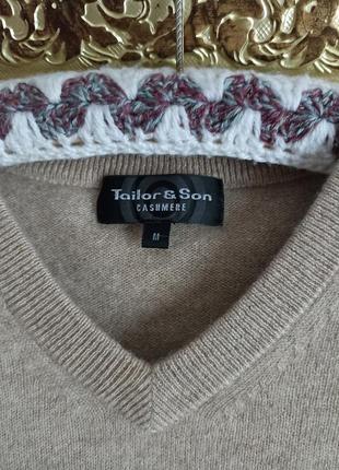 Кашеміровий пуловер tailor & son6 фото