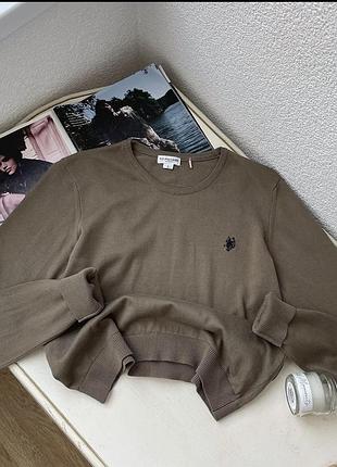 Кофейный свитерик дорогого бренда u.s.polo assn, оригинал!
