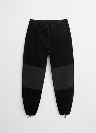 Свободные джоггеры zara corduroy joggers. вельветовые. оригинал. демисезон. принт7 фото