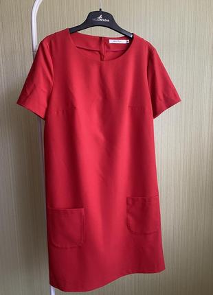 Платье красного цвета натали болгар1 фото