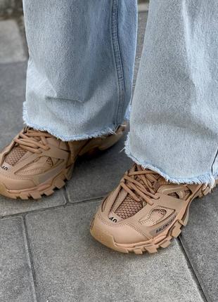 Кросівки у стилі balenciaga track 3.0 beige