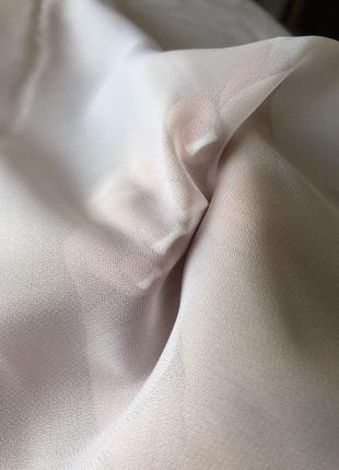 Готовый комплект тюли из крепа на карниз трубу, ширина по 2.5м 2шт