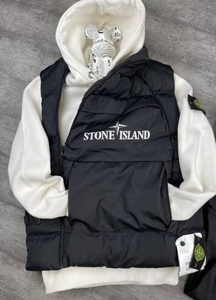 Nike x stone island gilet shop
