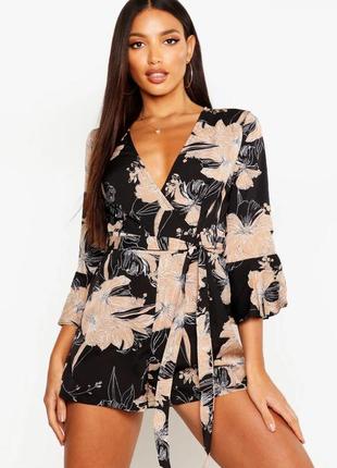 Ромпер сзади на змейке