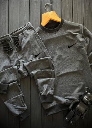 Чоловічий спортивний костюм nike світшот + штани5 фото