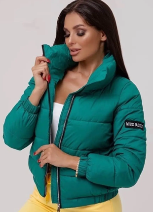 Топовая теплая стильная куртка плащевка матовая 8 цветов 601ва