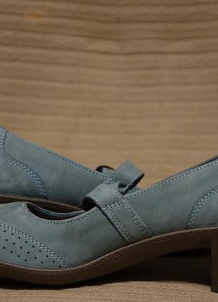 Шикарные кожаные туфли мятного цвета hotter comfort concept англия 42 р5 фото