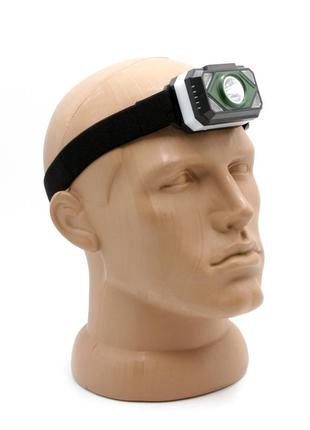 Фонарь налобный туристический, фонарь аккумуляторный на голову с зарядкой топ