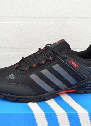 Adidas terrex кроссовки мужские топ качество адидас терекс осенние черные с красным8 фото