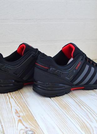 Adidas terrex кроссовки мужские топ качество адидас терекс осенние черные с красным10 фото