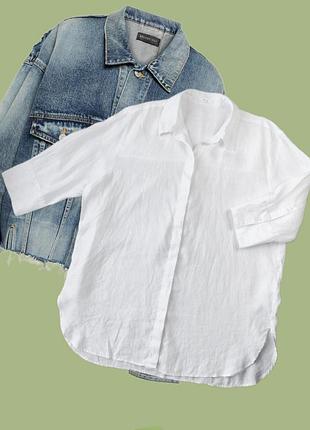 100% льняная рубашка opus2 фото