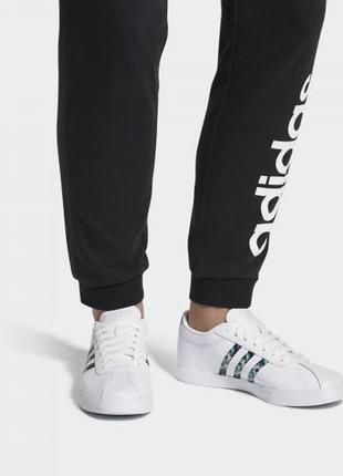 Стильные кожаные, белые кроссовки adidas courtset w db1373, оригинал1 фото