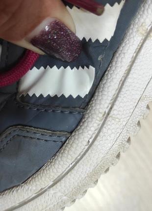 Высокие непромокаемые термо кроссовки кеды, хайтопы adidas на стопу 17,5-18 см7 фото