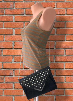 Черная сумка клатч с стразами miss selfridge.