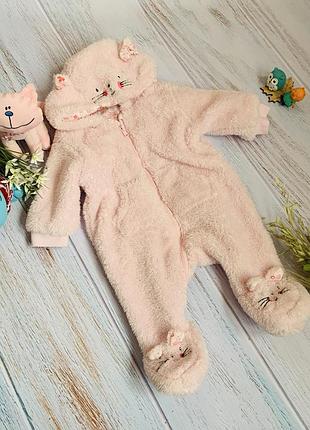 Фірмовий теплий чоловічок комбінезон f&f 0-3 місяців