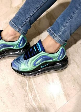 Кроссовки женские nike air max 720 , зеленые (найк аир макс, найки, максы, кросівки)3 фото