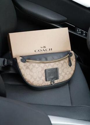 Сумка-бананка coach rivington