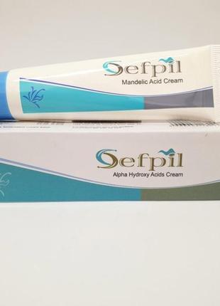 Сефпіл sefpil пілінг-крем з мигдальною кислотою. вітаміном в-е