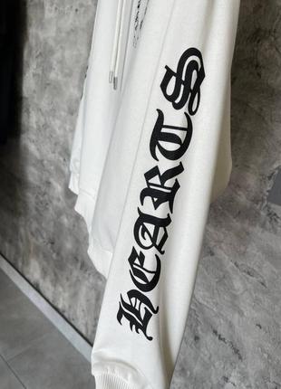 Chrome hearts худи белый женский 7