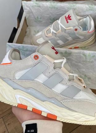 Кросівки чоловічі adidas niteball beige/orange 44 розмір