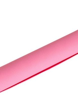 Килимок для йоги/фітнесу та пілатесу 178х61х0,3 см рожевий