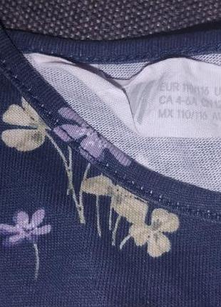 Платье h&m, англия, 4-6 лет 3