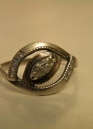 Кольцо серебро 925 проба украина хс42 №15852 фото