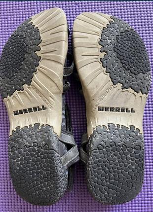 Merrell 38р женские босоножки трекинговые сандалии кожаные5 фото